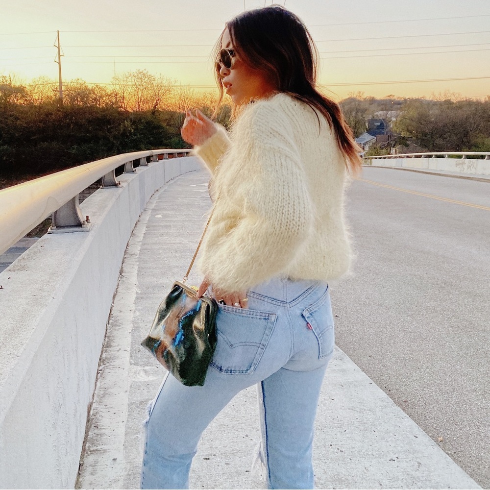 H&M Knit Mohair Blend Sweater